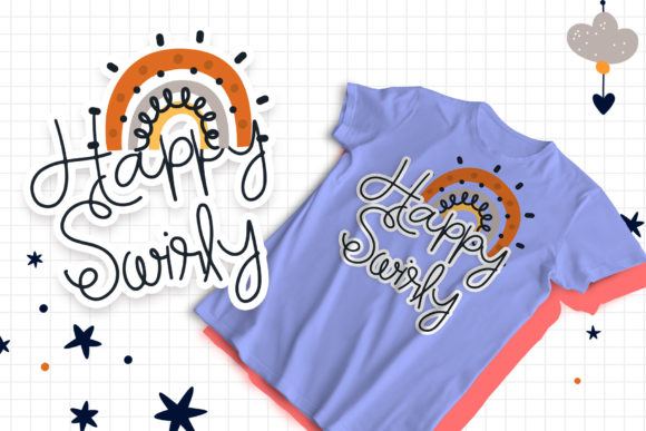 Happy Swirly Font - Preview 2