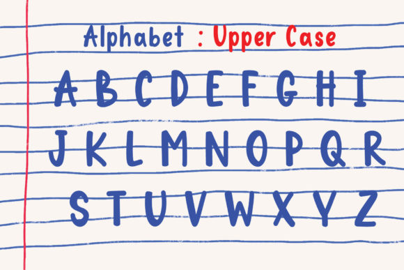 Alphabet Font - Preview 1