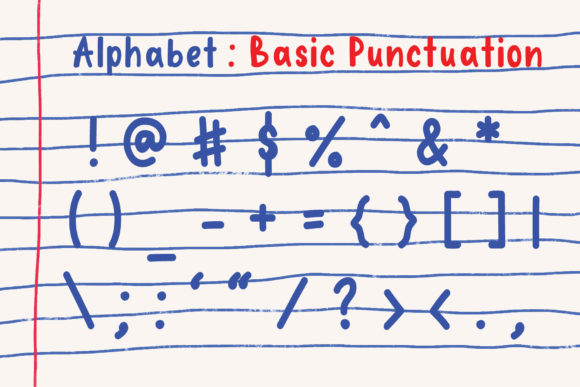 Alphabet Font - Preview 4