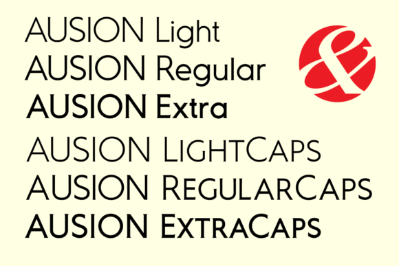 Ausion Font - Preview 1