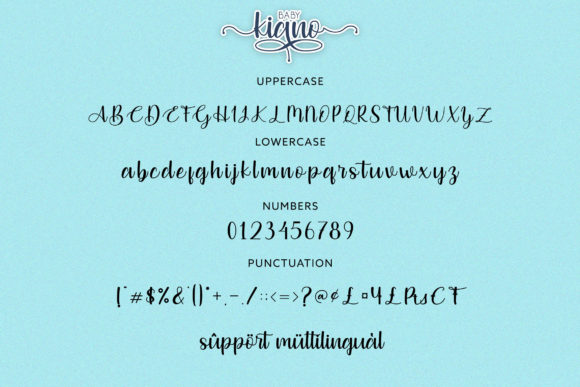 Baby Kiano Duo Font - Preview 4
