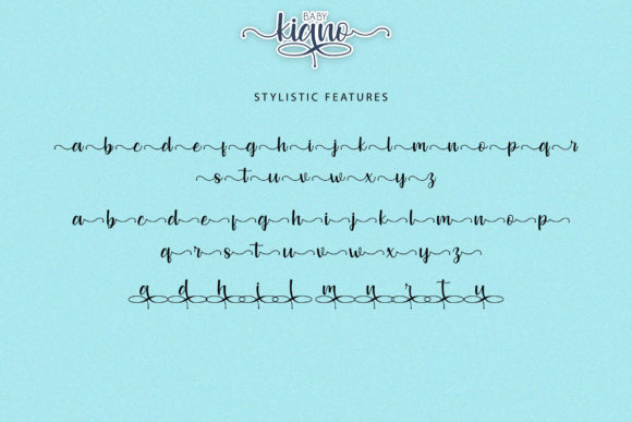 Baby Kiano Duo Font - Preview 5