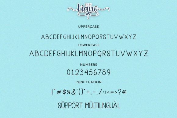 Baby Kiano Duo Font - Preview 6