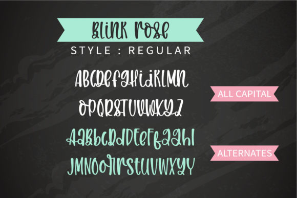 Blink Rose Font - Preview 3