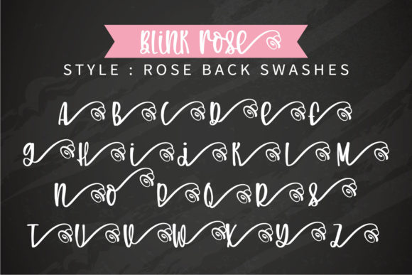Blink Rose Font - Preview 4