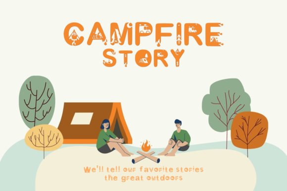 Camping Font - Preview 1