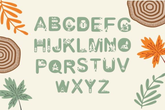 Camping Font - Preview 3