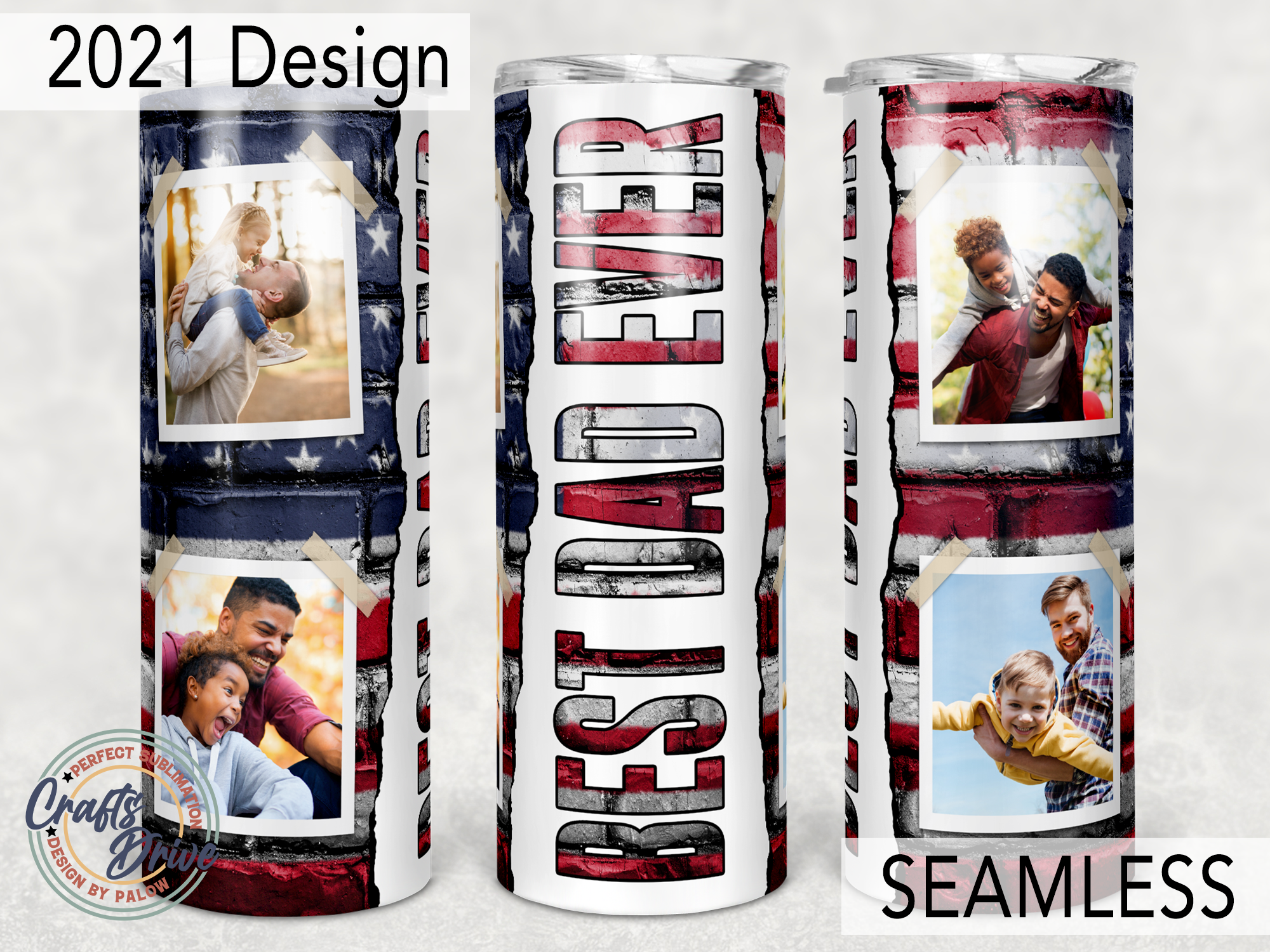 Father'S Day Tumbler 20 Oz Skinny Graphic by MiPaLow · Creative Fabrica