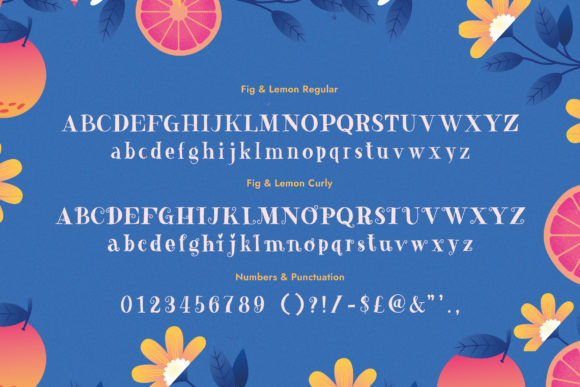 Fig & Lemon Duo Font - Preview 5