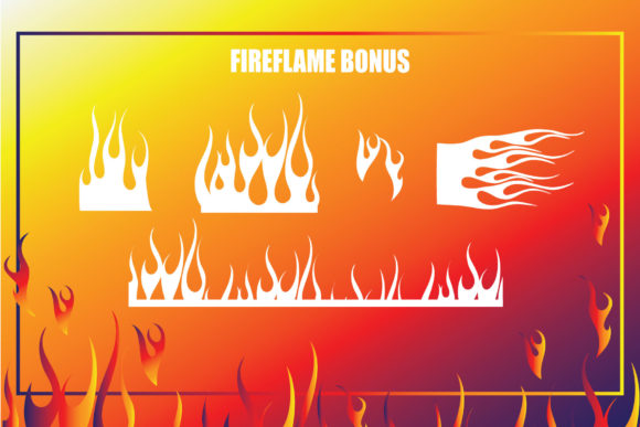 Fire Flame Trio Font - Preview 6