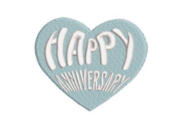 Happy Anniversary Word Art