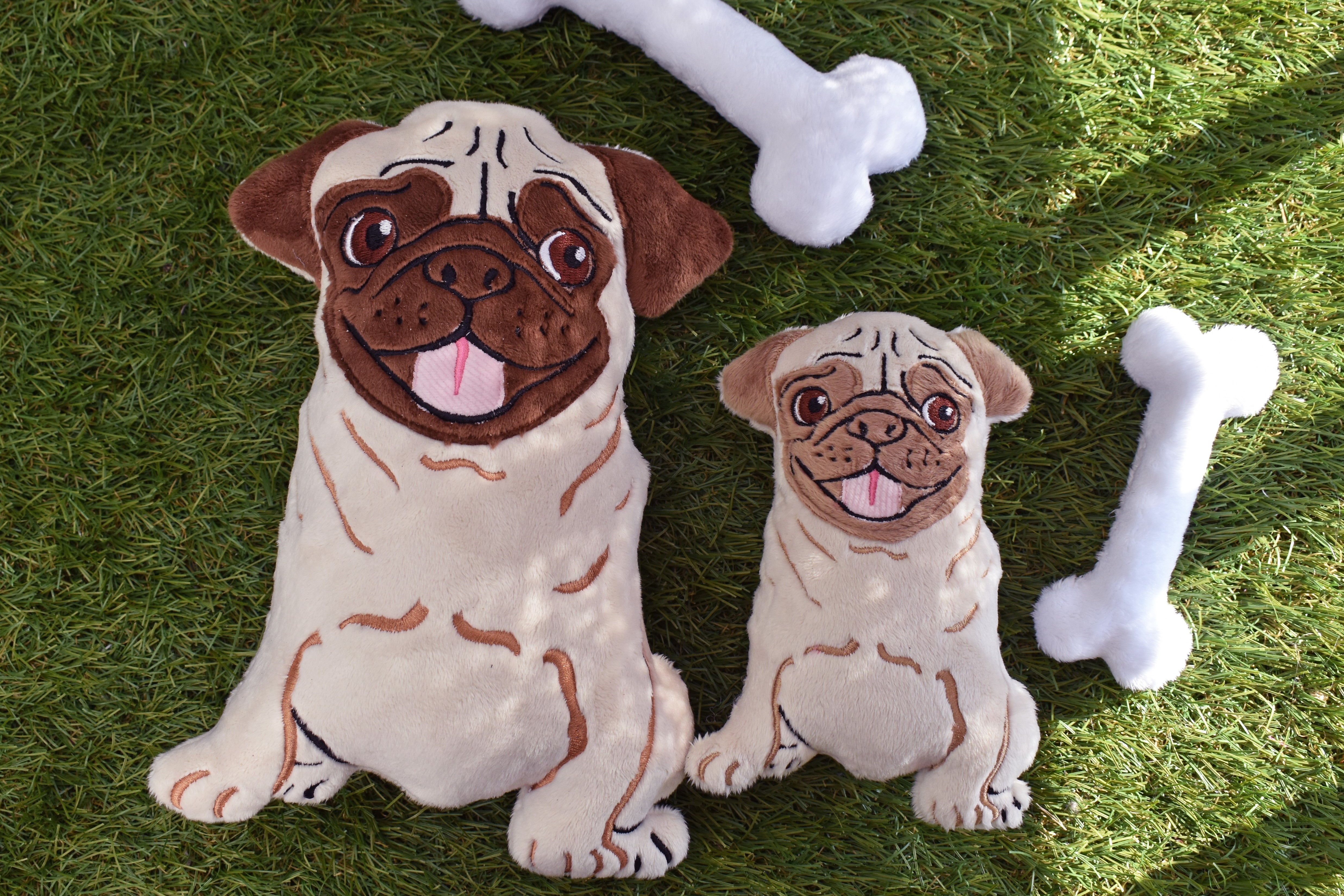 Pug Stuffie ITH