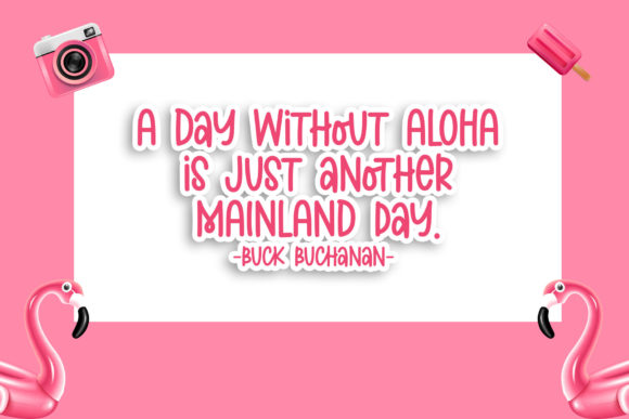 Aloha Lover Font - Preview 1