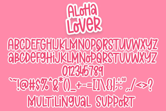 Aloha Lover Font - Preview 3