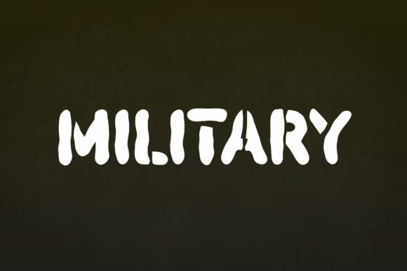 Army Font - Preview 1