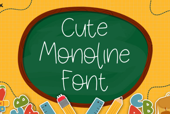 Back to School Font - Preview 2