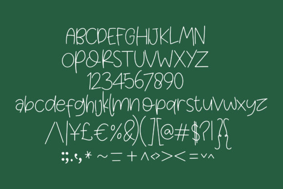 Back to School Font - Preview 3