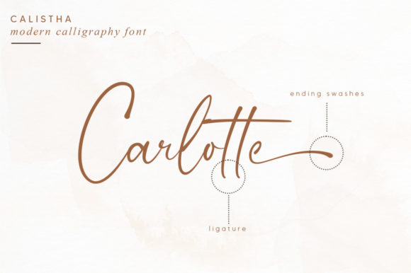 Calistha Font - Preview 6