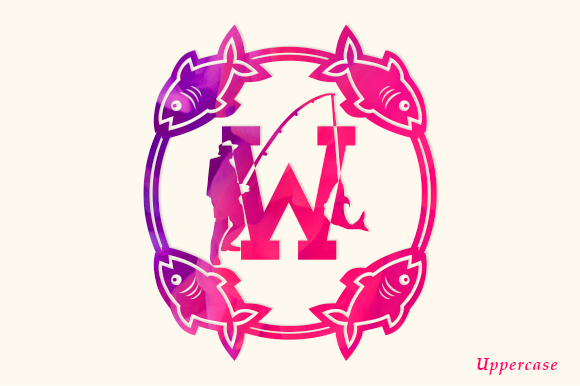 Fisherman Monogram Font - Preview 1