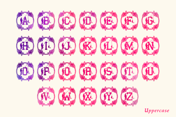 Fisherman Monogram Font - Preview 3
