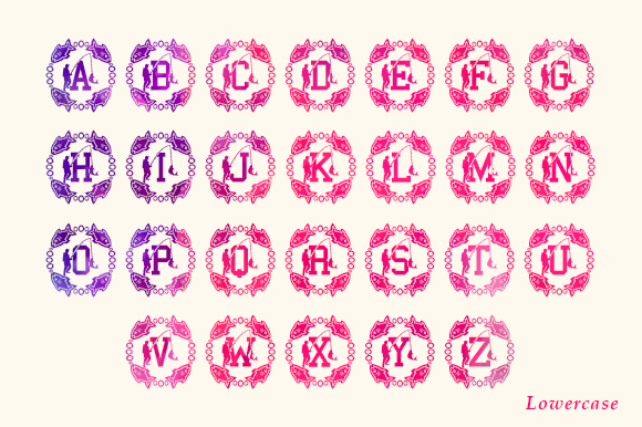 Fisherman Monogram Font - Preview 4