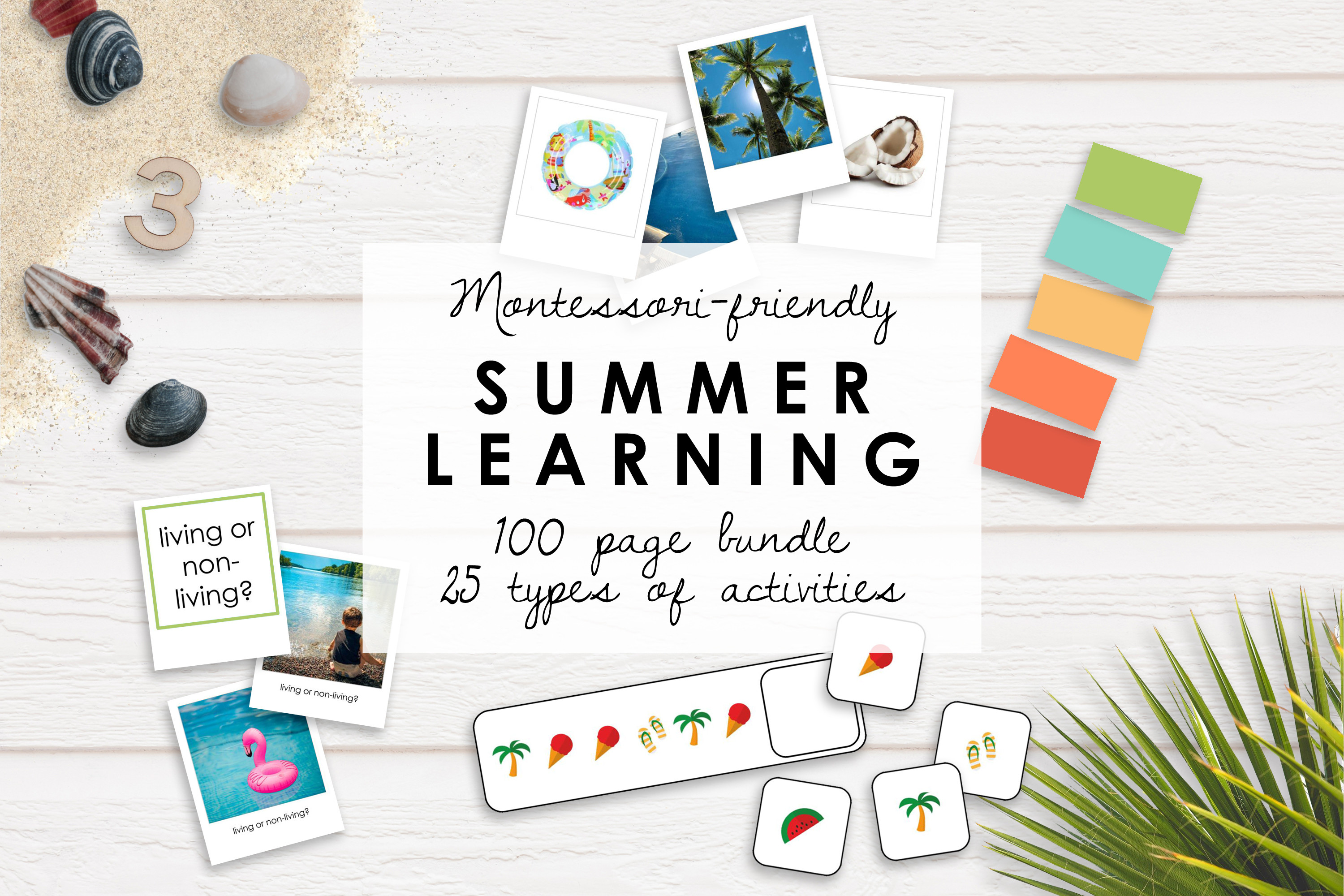 Montessori Summer Bundle (Pre-K to K) cover
