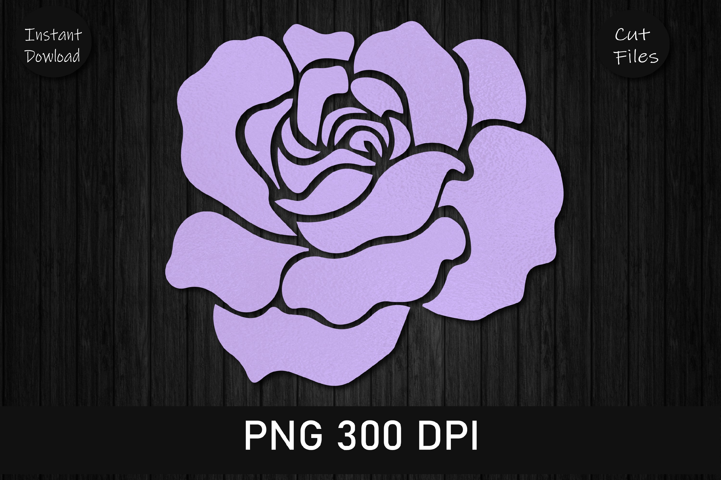 Purple Foil Rose Clipart Graphic by Rizu Designs · Creative Fabrica