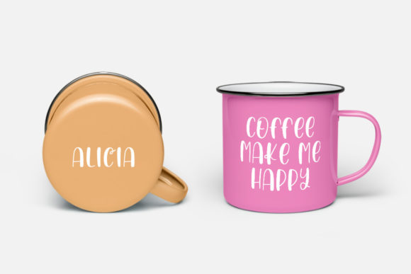 Rustic Peach Font PNG with transparent background - Preview 2