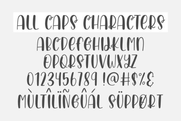 Rustic Peach Font PNG with transparent background - Preview 5