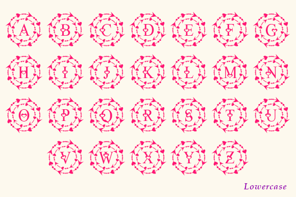 Boho Monogram Font - Preview 3