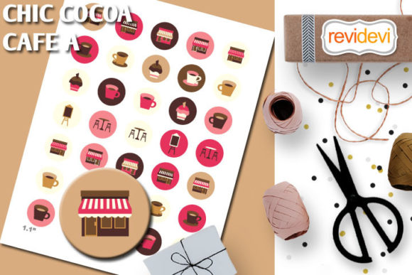 Chic Retro Cafe Bottlecap