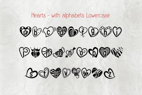 Hearts Font - Preview 4