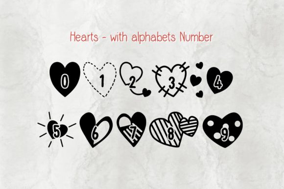 Hearts Font - Preview 5