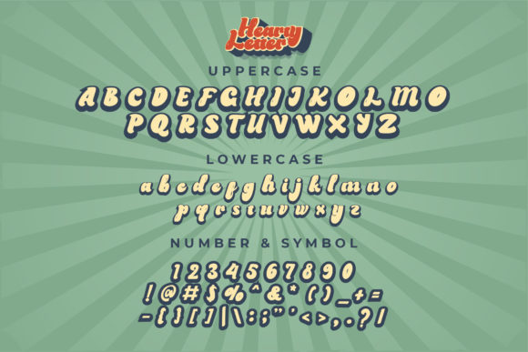 Hearty Letter Font - Preview 6