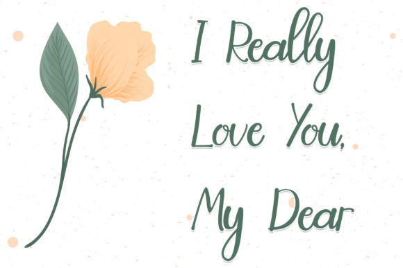 Maylove Font PNG with transparent background - Preview 1