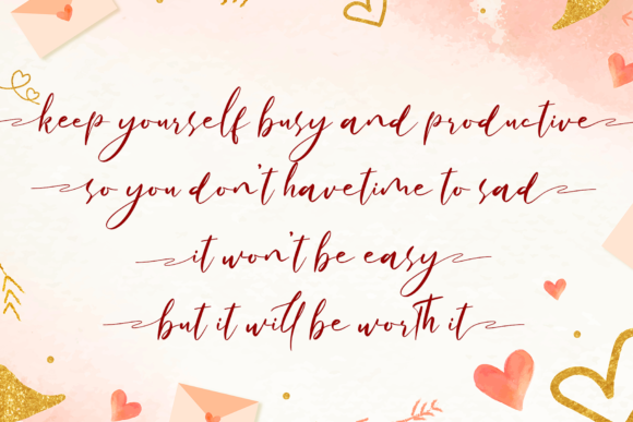 Only You Font PNG with transparent background - Preview 2