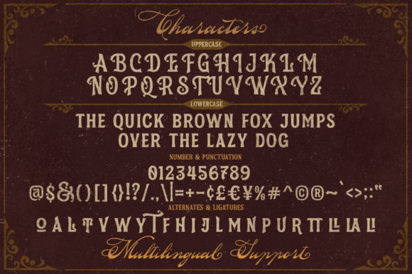 Silvestern Font font preview - 5