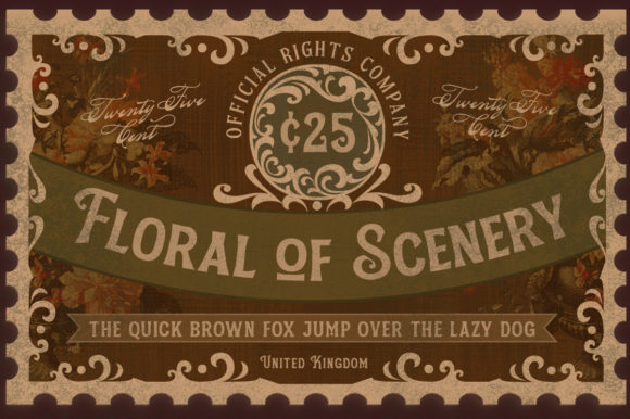 Silvestern Font font preview - 6