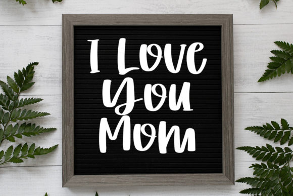 A Mothers Love Font - Preview 1