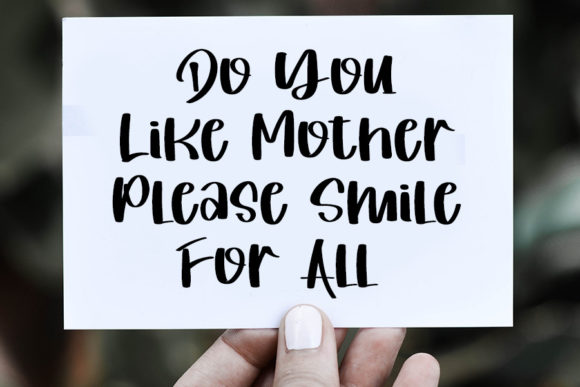 A Mothers Love Font - Preview 3