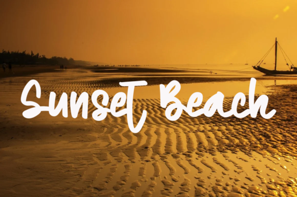 Beach Wedding Font - Preview 1