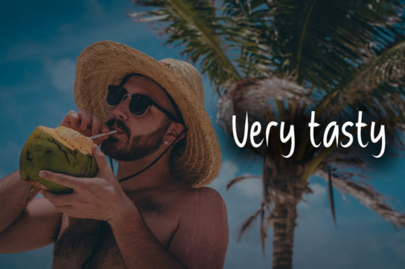 Coconut Water Font - Preview 3