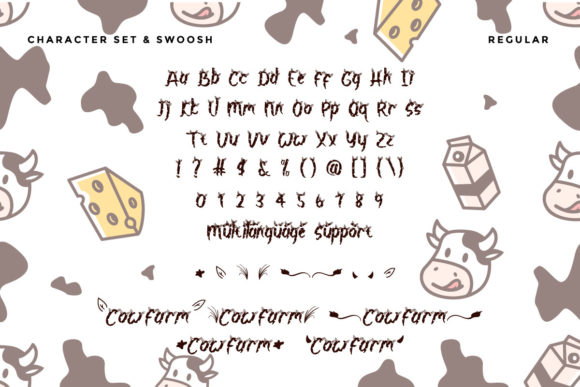 Cow Farm Font - Preview 3