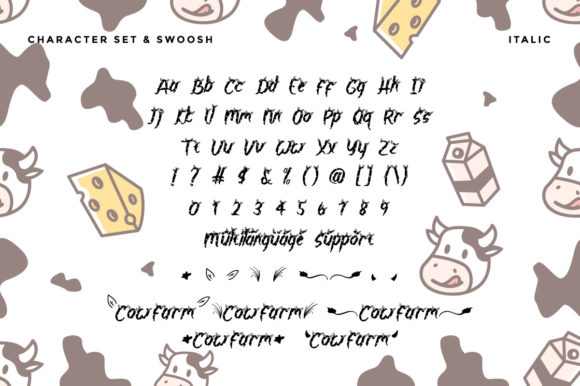 Cow Farm Font - Preview 5