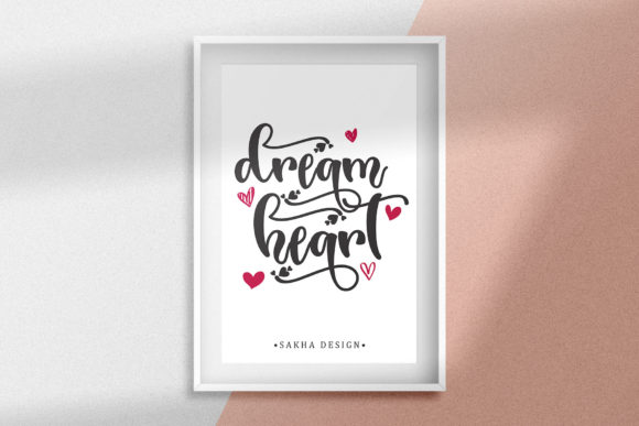 Dream Heart Font - Preview 1
