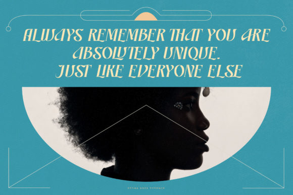 Ettika Goza Font PNG with transparent background - Preview 4