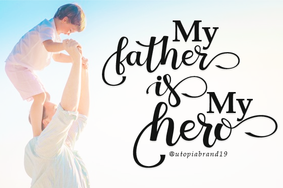 Like Father Like Son Font PNG with transparent background - Preview 1