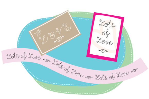Loveletter Font PNG with transparent background - Preview 3