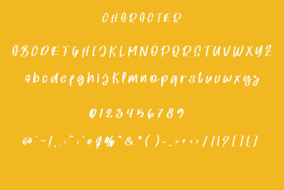 Mango Juice Font PNG with transparent background - Preview 2