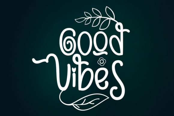 Present Cheer Up Font PNG with transparent background - Preview 1